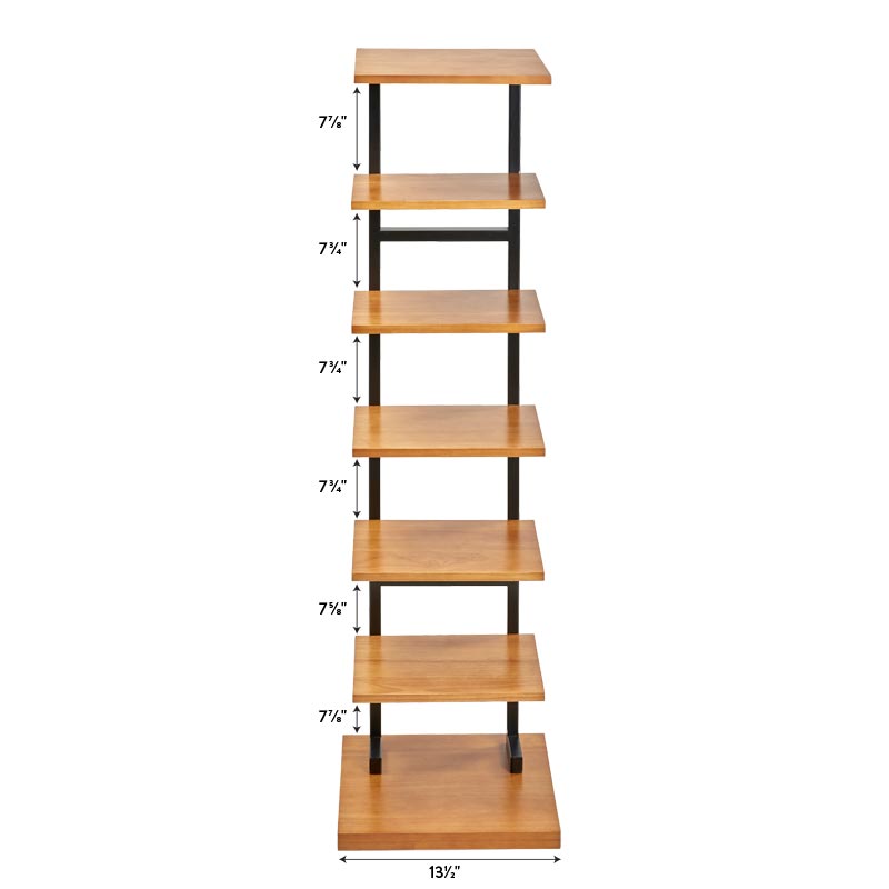 No-Room Wood Book Tower