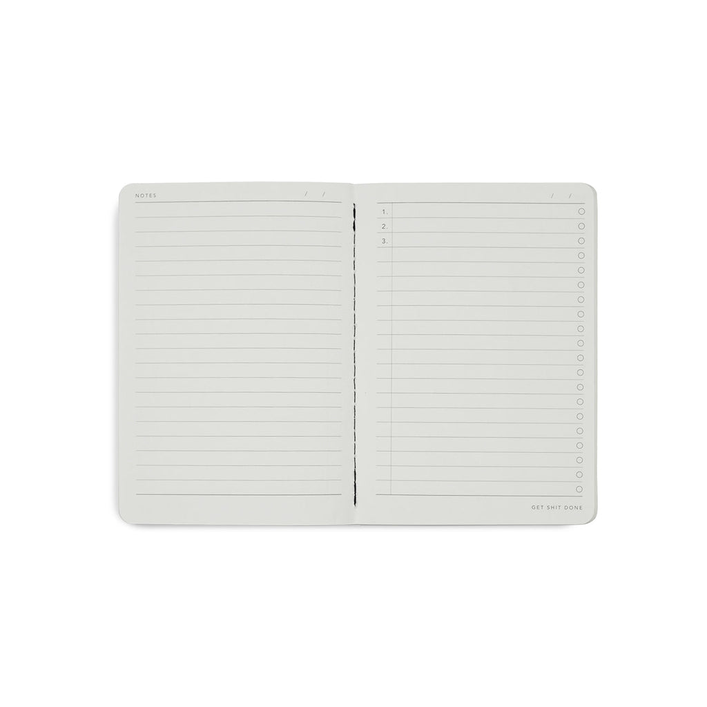 Get Shit Done Minimal Notebook A6